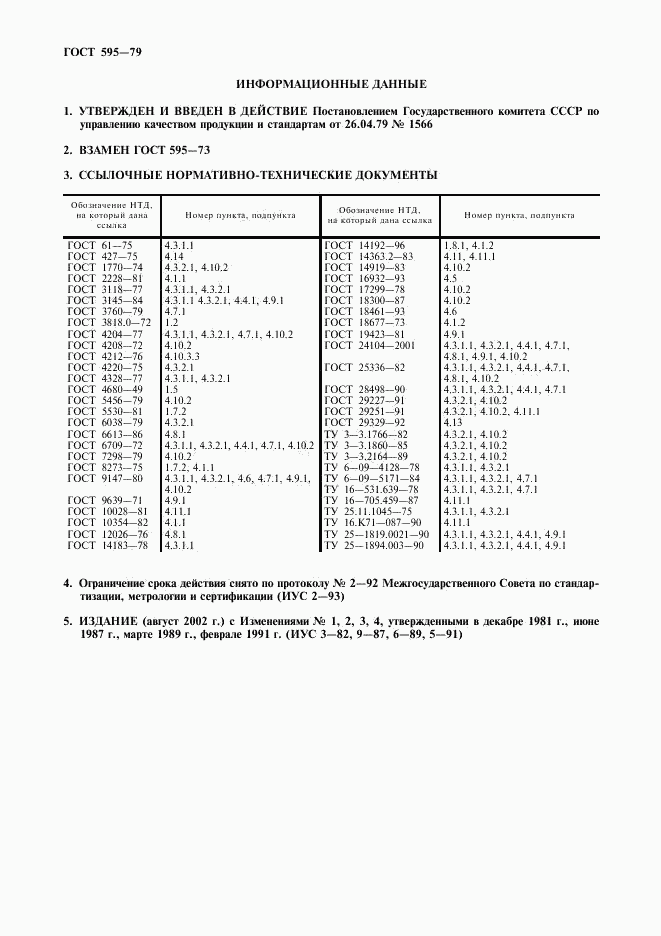 ГОСТ 595-79, страница 2