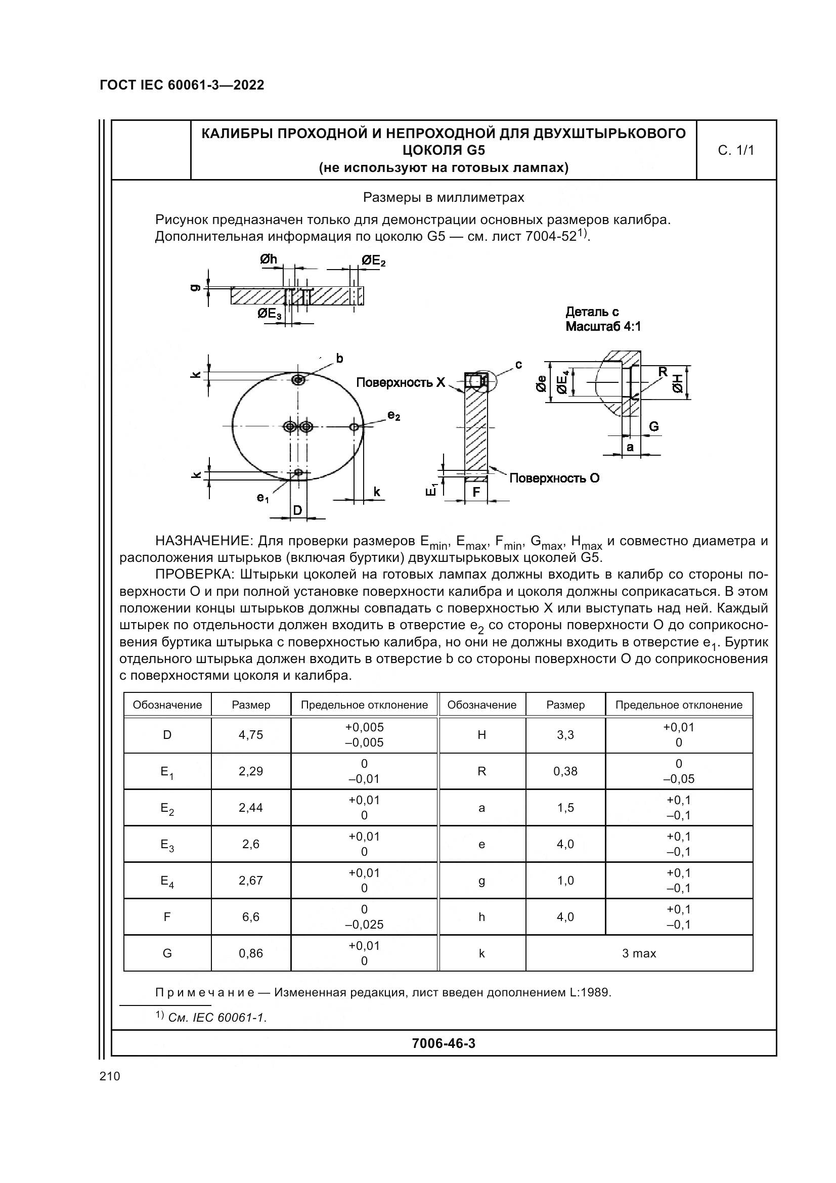 ГОСТ IEC 60061-3-2022, страница 230
