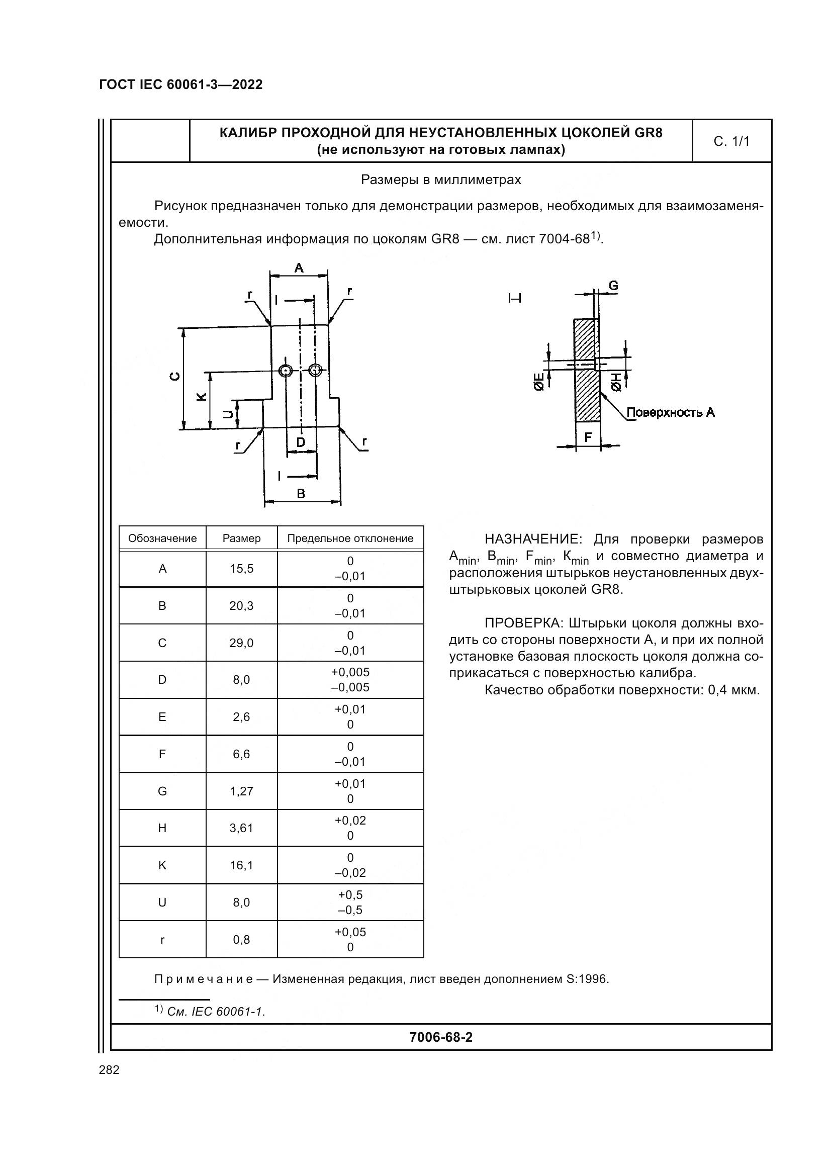 ГОСТ IEC 60061-3-2022, страница 302