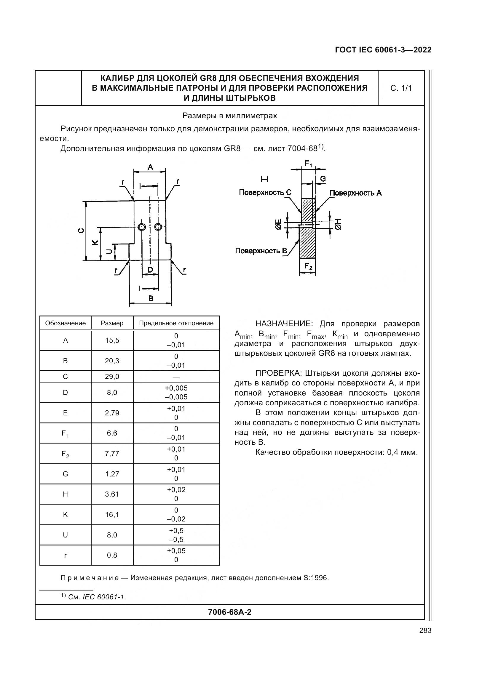 ГОСТ IEC 60061-3-2022, страница 303