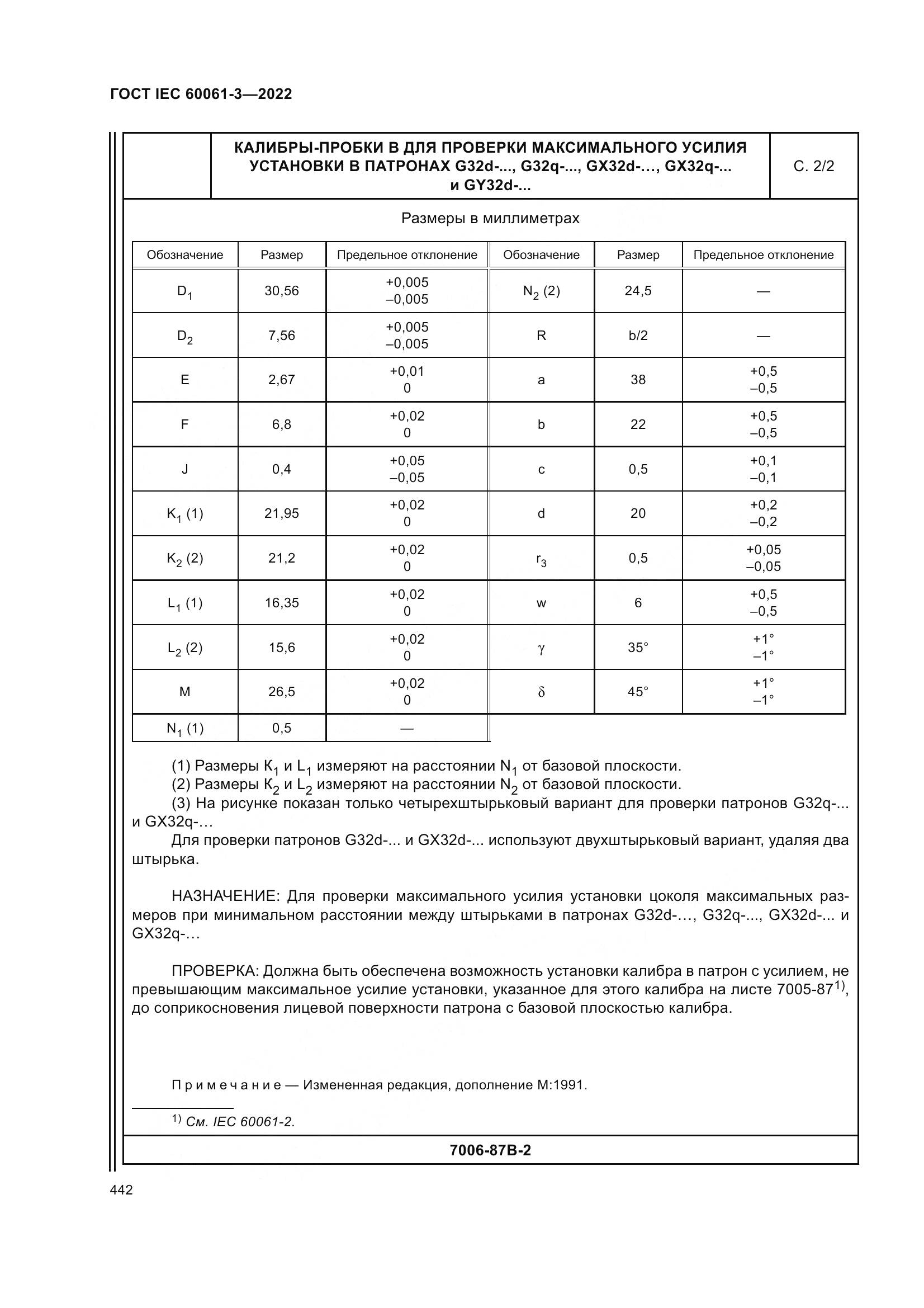 ГОСТ IEC 60061-3-2022, страница 462