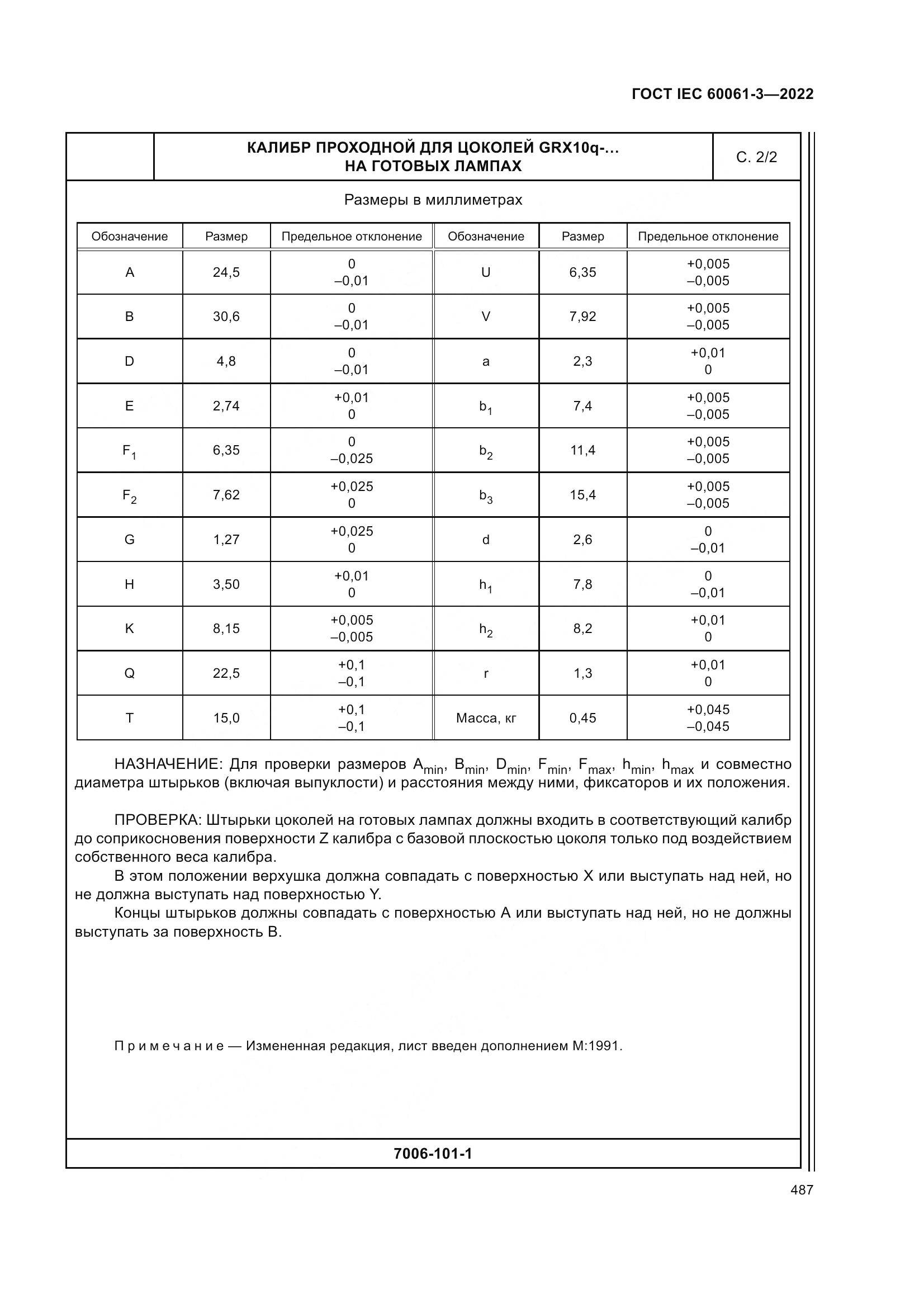 ГОСТ IEC 60061-3-2022, страница 507
