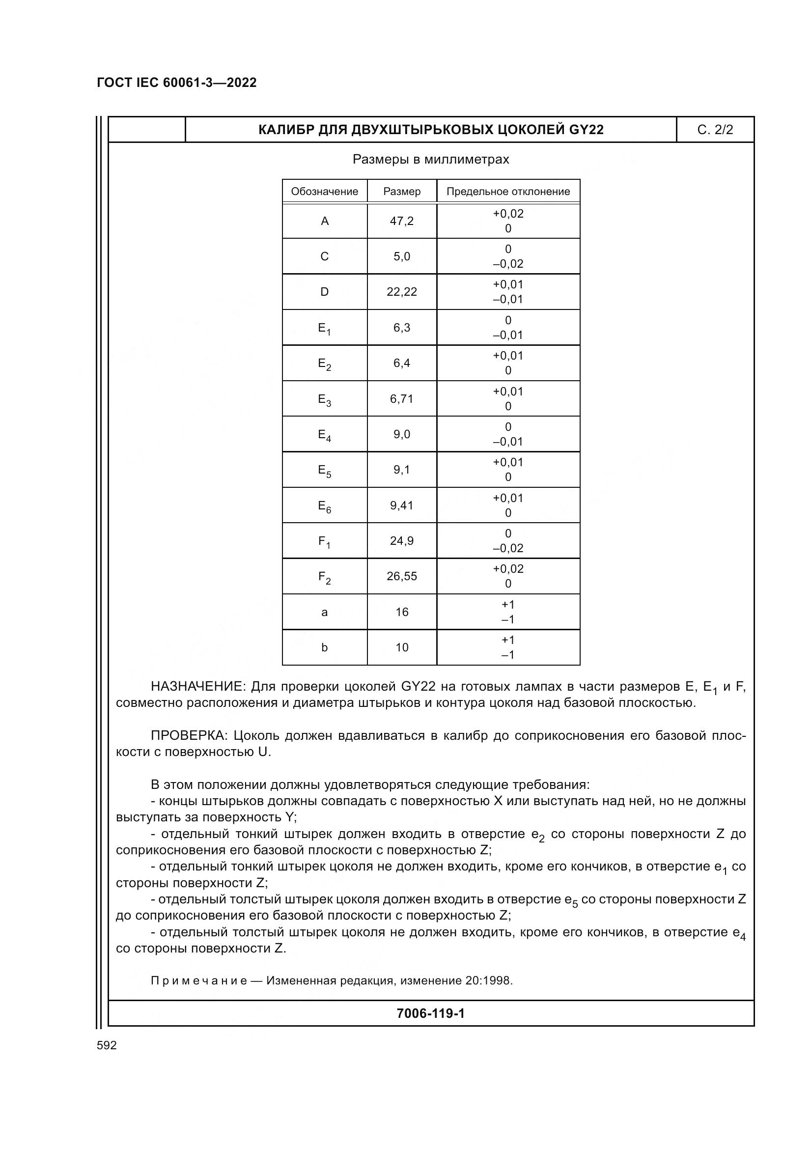 ГОСТ IEC 60061-3-2022, страница 612