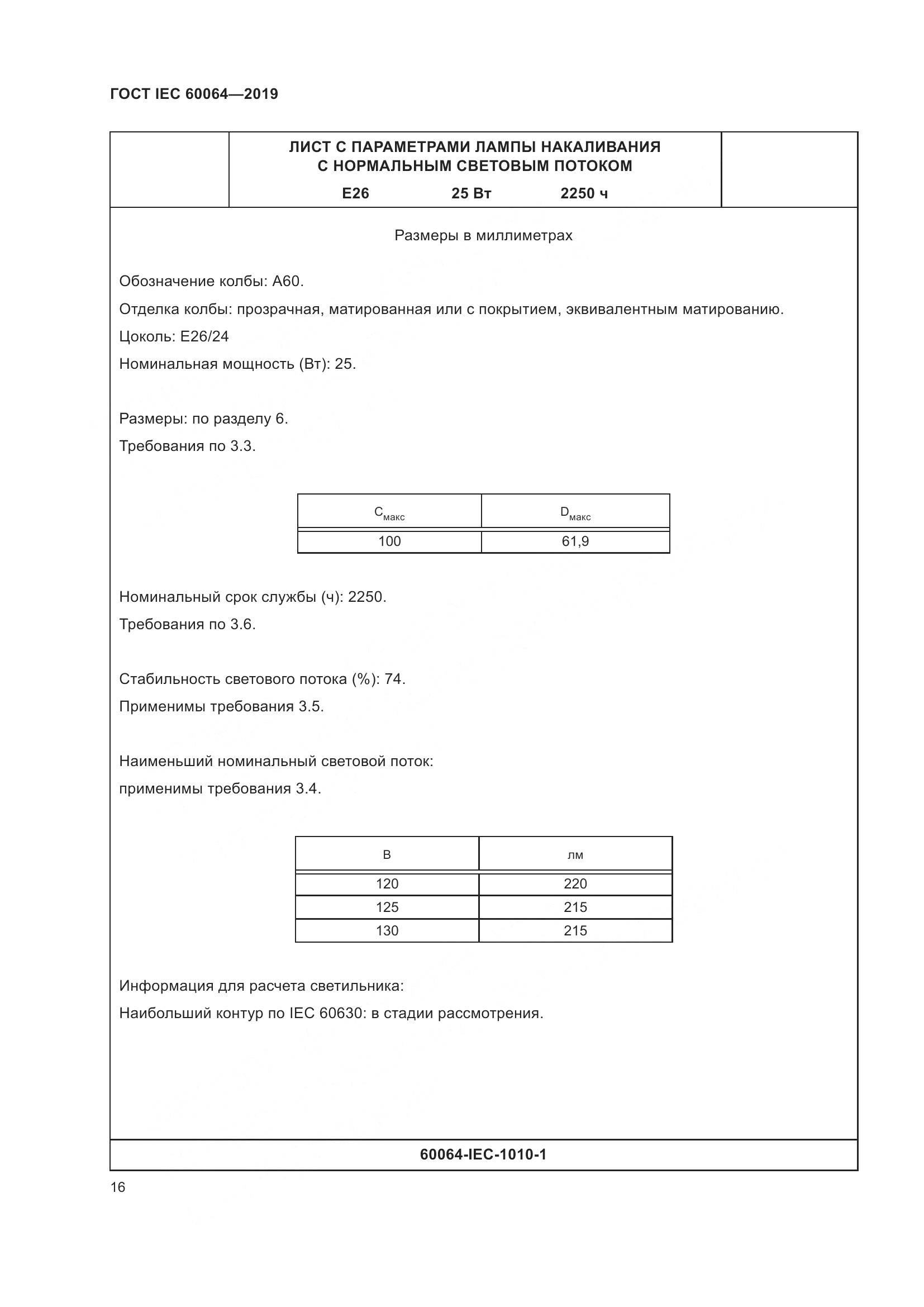 ГОСТ IEC  60064-2019, страница 20