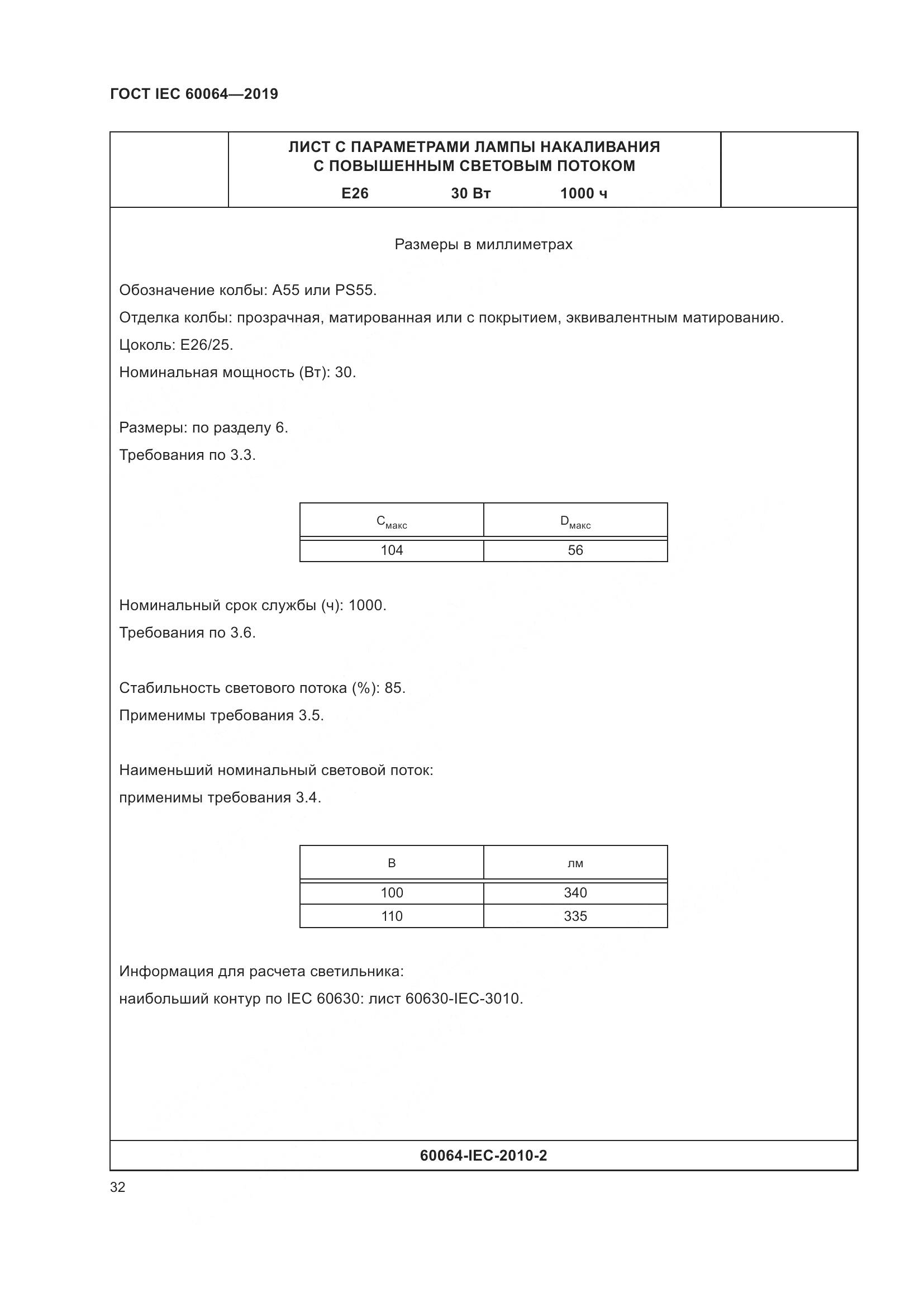 ГОСТ IEC  60064-2019, страница 36