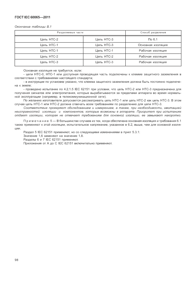 ГОСТ IEC 60065-2011, страница 104