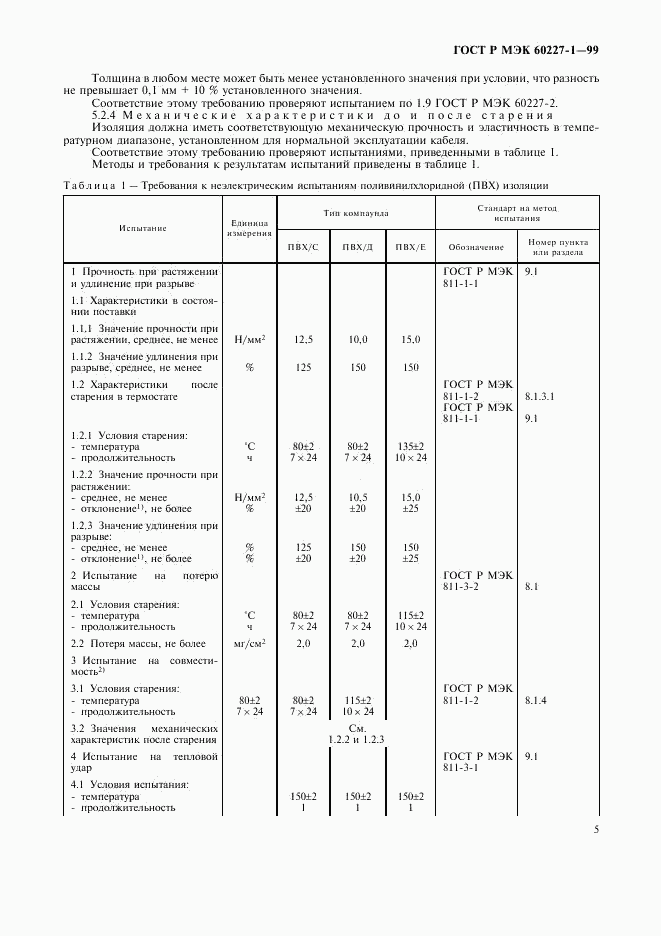 ГОСТ Р МЭК 60227-1-99, страница 7