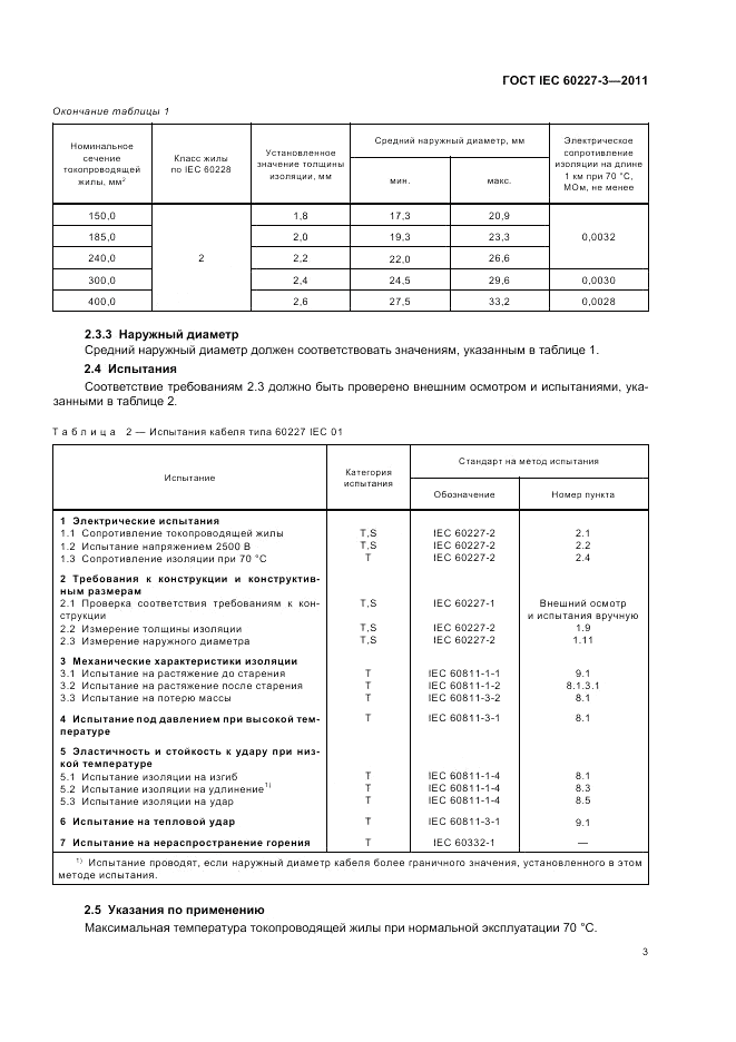 ГОСТ IEC 60227-3-2011, страница 8