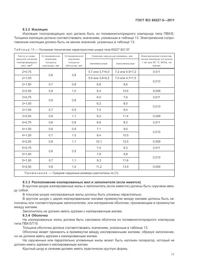 ГОСТ IEC 60227-5-2011, страница 16