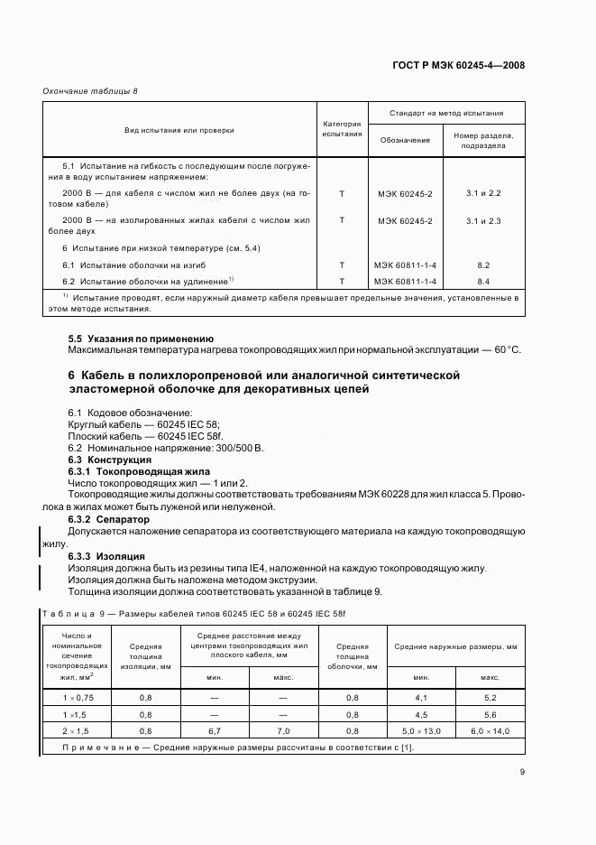 ГОСТ Р МЭК 60245-4-2008, страница 11