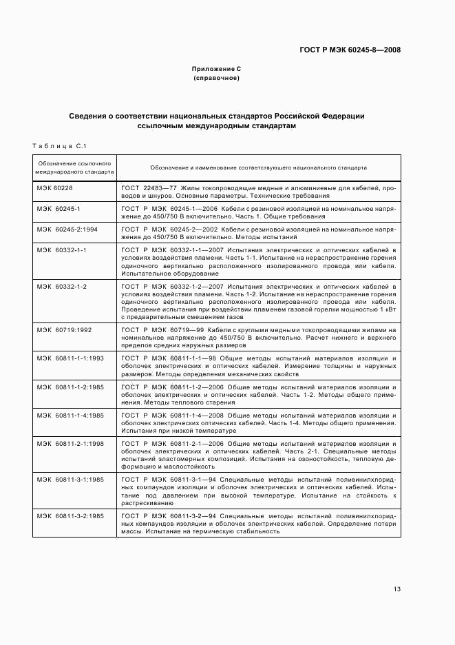 ГОСТ Р МЭК 60245-8-2008, страница 16