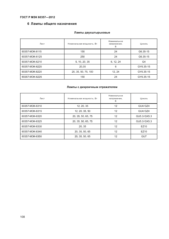 ГОСТ Р МЭК 60357-2012, страница 112