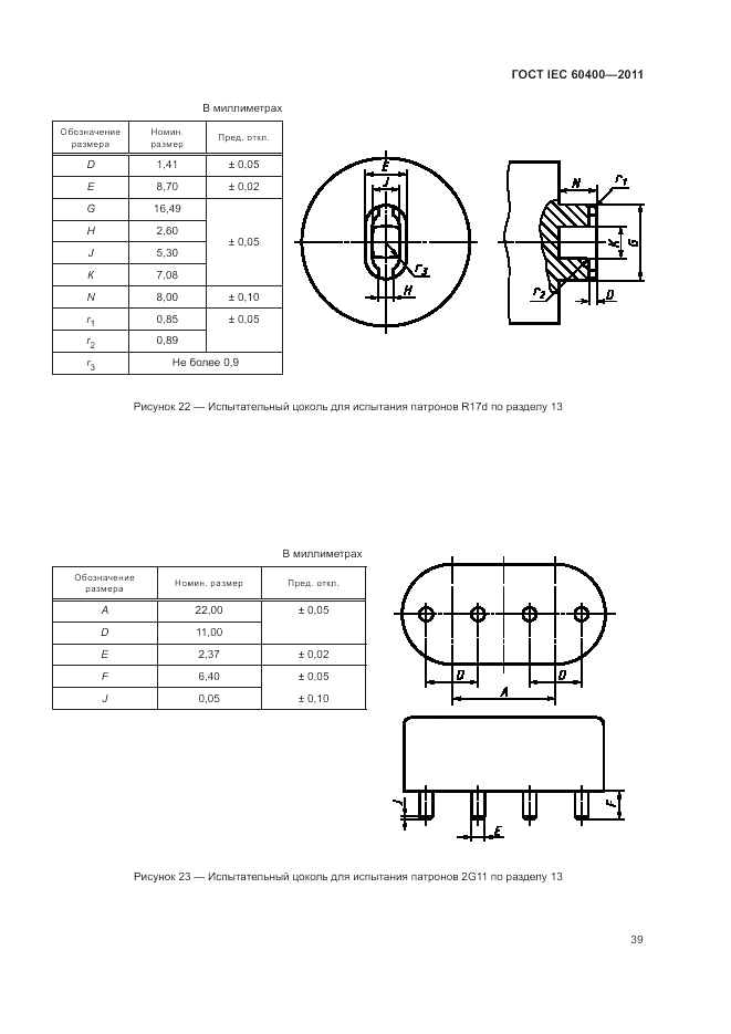 ГОСТ IEC 60400-2011, страница 43