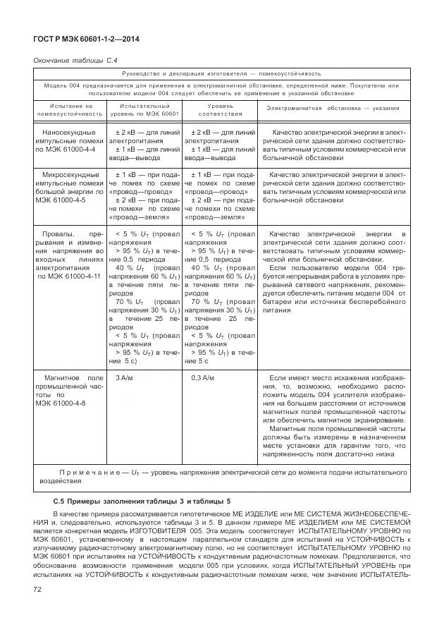 ГОСТ Р МЭК 60601-1-2-2014, страница 78