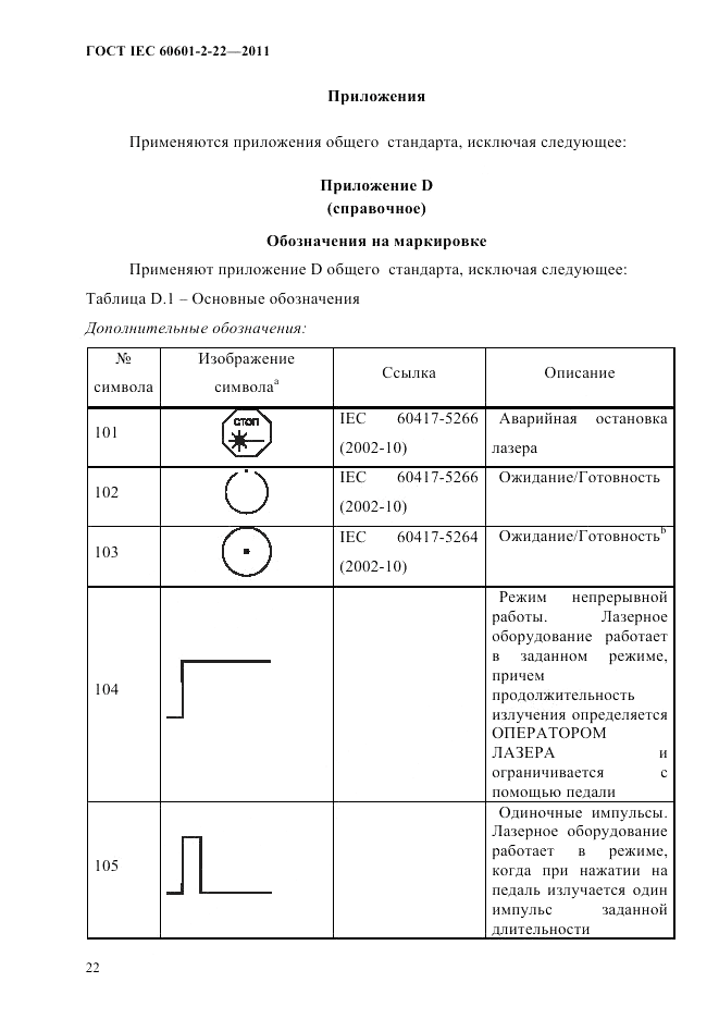 ГОСТ IEC 60601-2-22-2011, страница 26