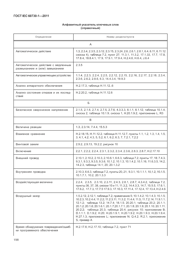 ГОСТ IEC 60730-1-2011, страница 202