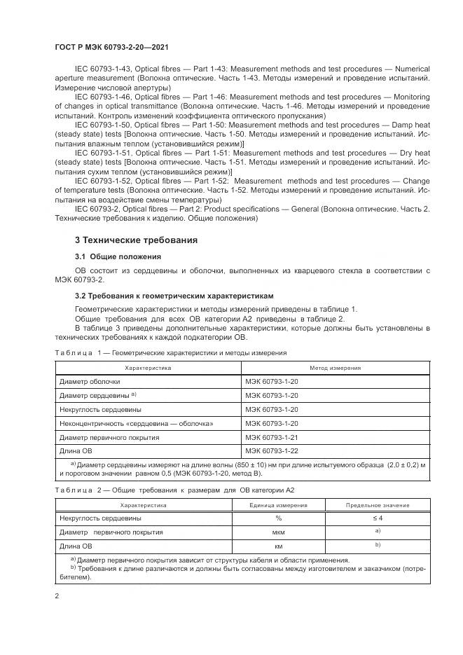 ГОСТ Р МЭК 60793-2-20-2021, страница 6
