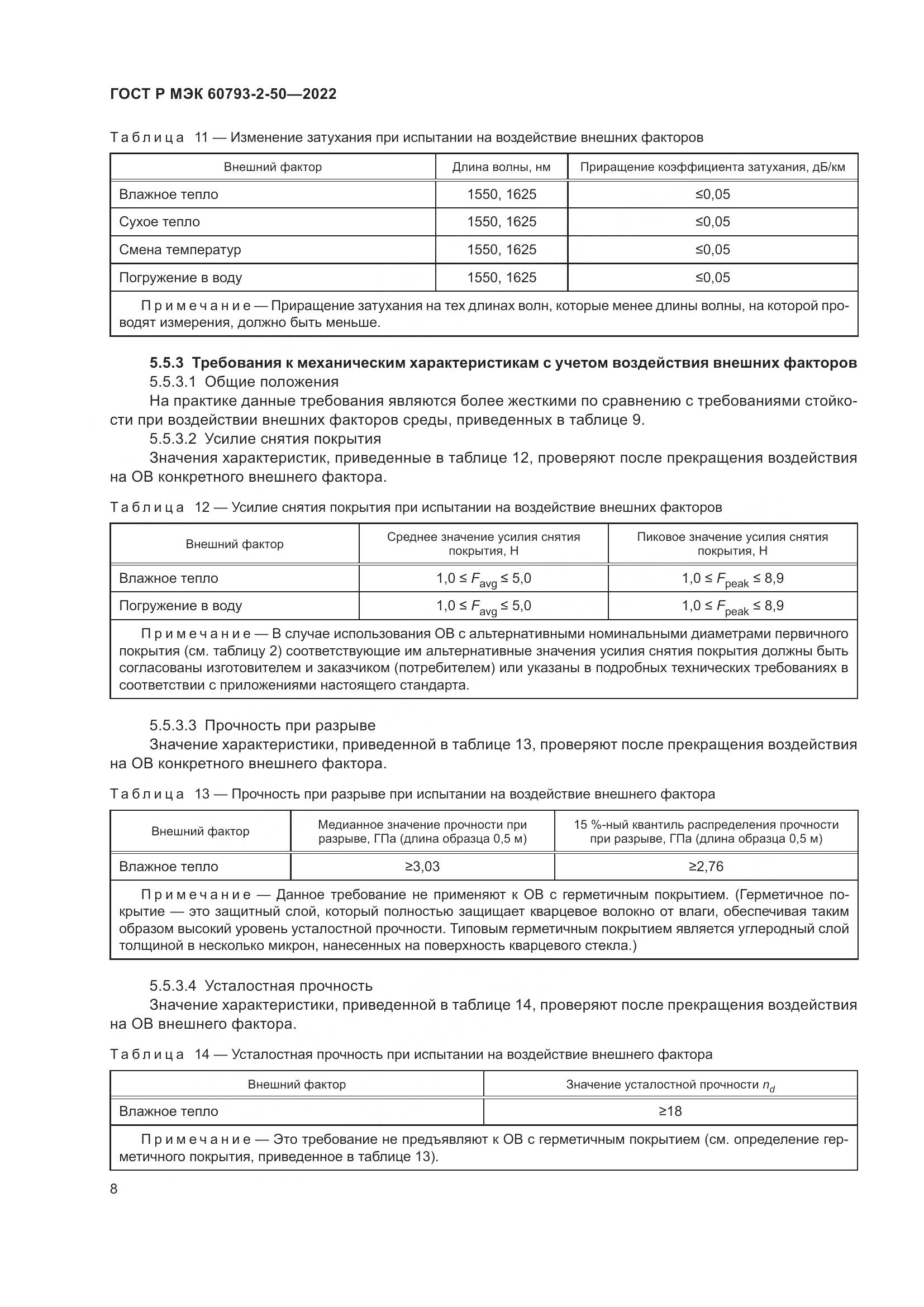 ГОСТ Р МЭК 60793-2-50-2022, страница 12