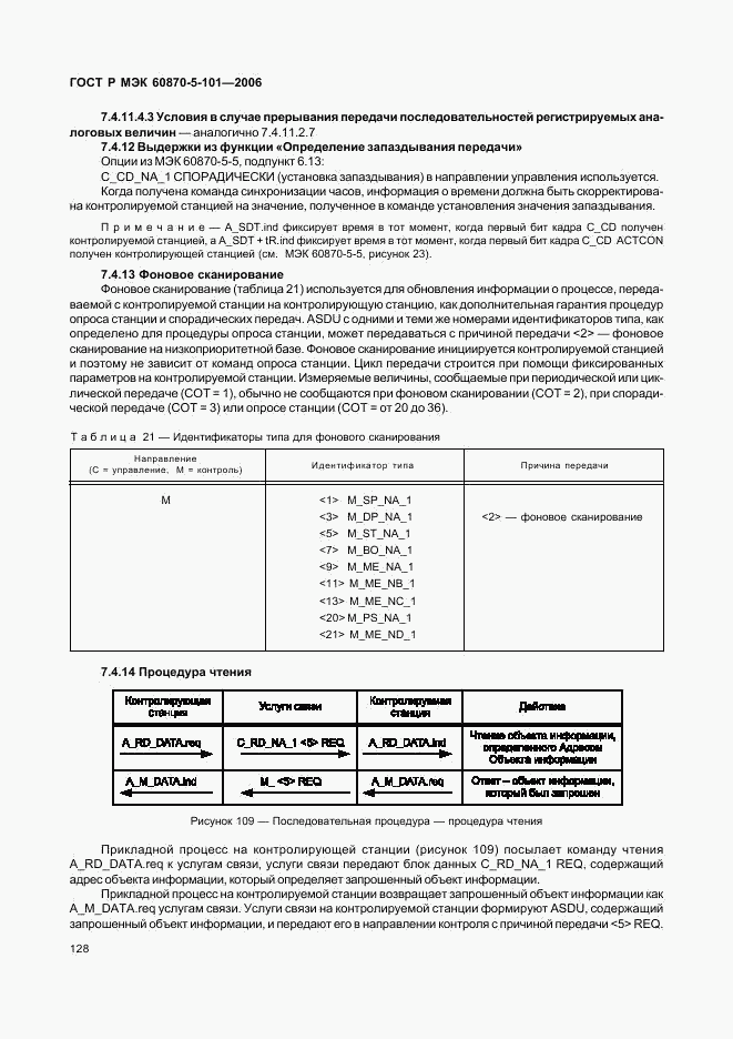 ГОСТ Р МЭК 60870-5-101-2006, страница 132