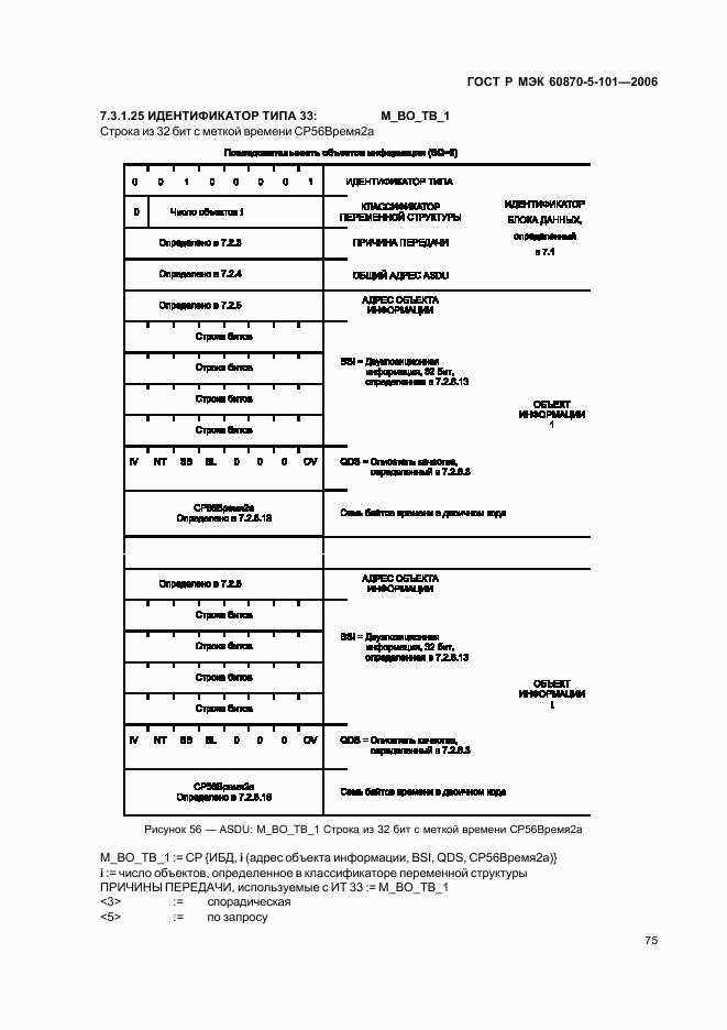 ГОСТ Р МЭК 60870-5-101-2006, страница 79