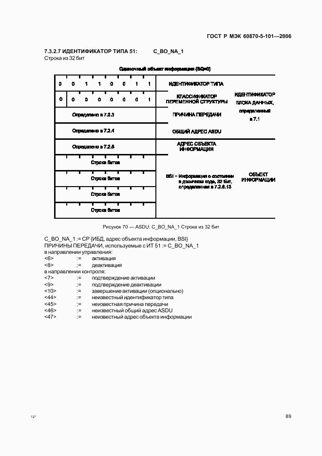 ГОСТ Р МЭК 60870-5-101-2006, страница 93
