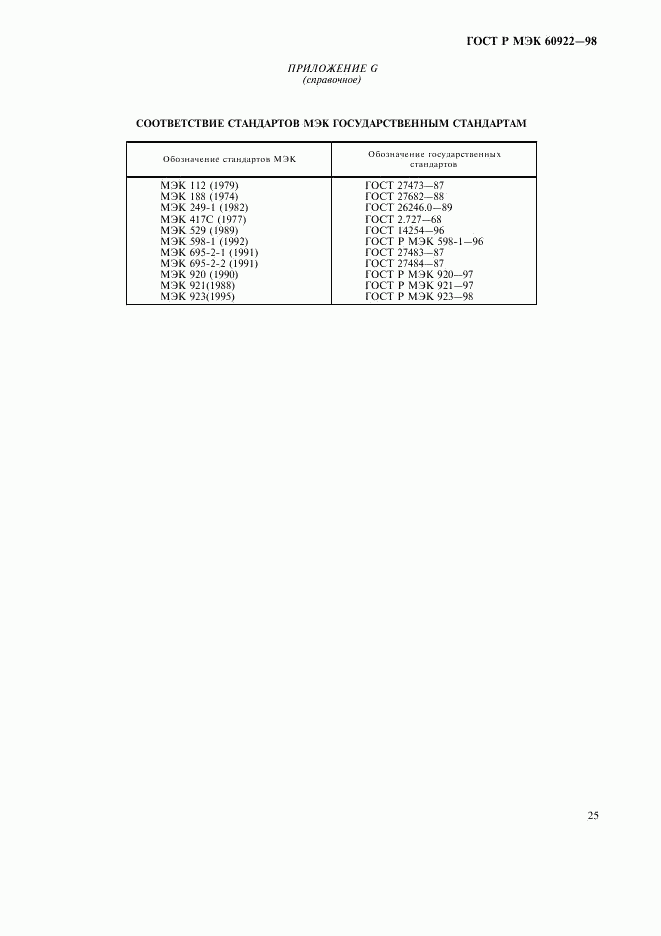 ГОСТ Р МЭК 60922-98, страница 28