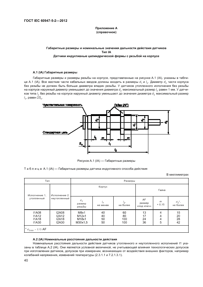 ГОСТ IEC 60947-5-2-2012, страница 44
