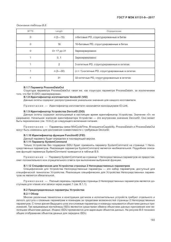 ГОСТ Р МЭК 61131-9-2017, страница 199