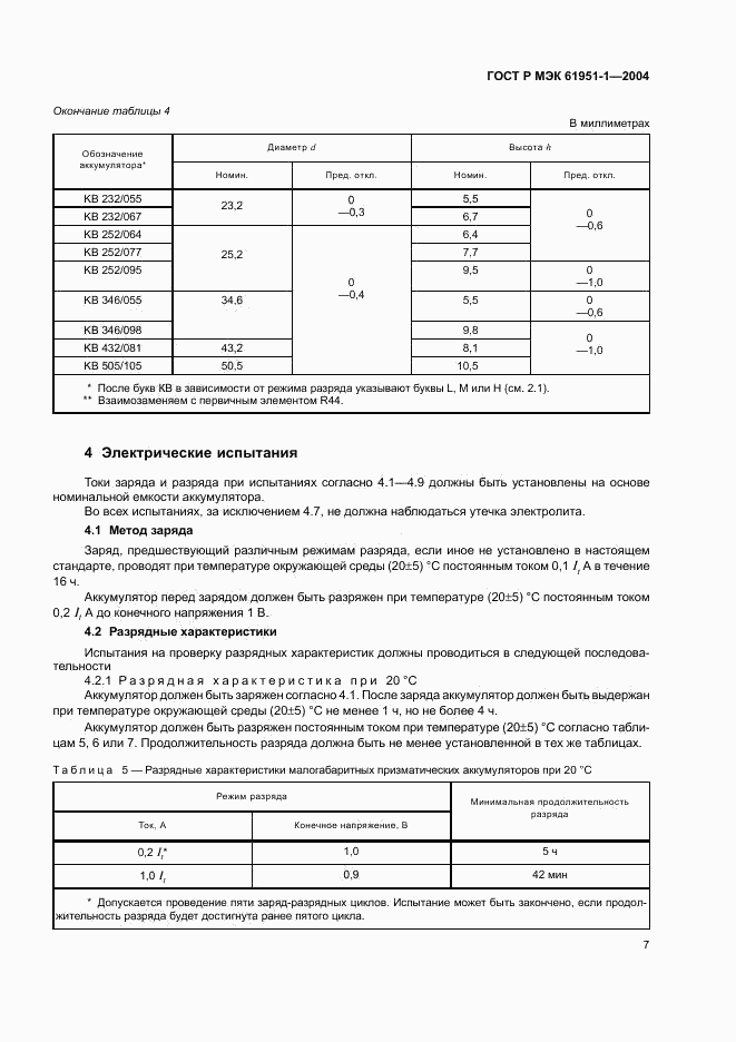 ГОСТ Р МЭК 61951-1-2004, страница 11