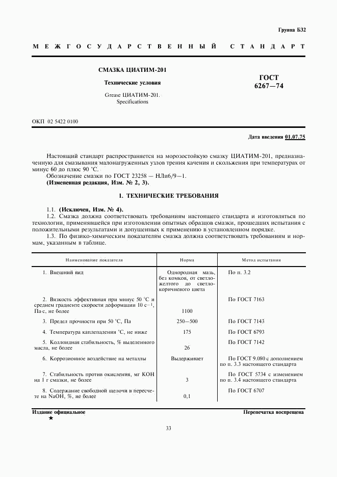 ГОСТ 6267-74, страница 1