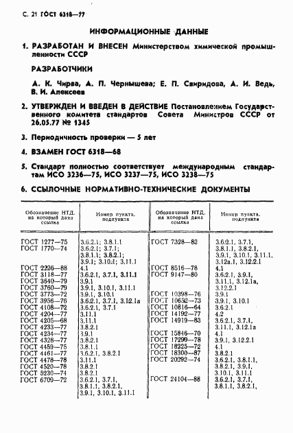 ГОСТ 6318-77, страница 22