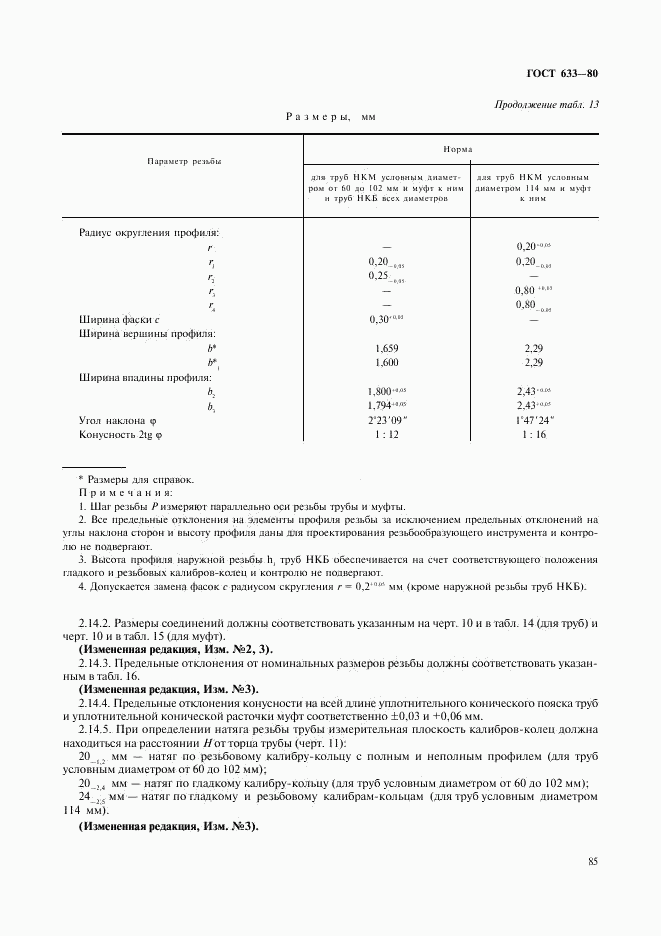 ГОСТ 633-80, страница 14