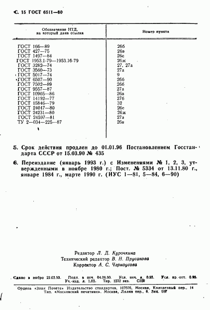 ГОСТ 6511-60, страница 16