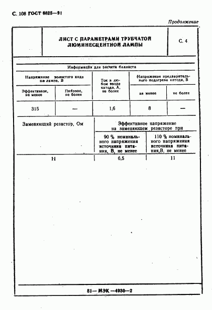 ГОСТ 6825-91, страница 110