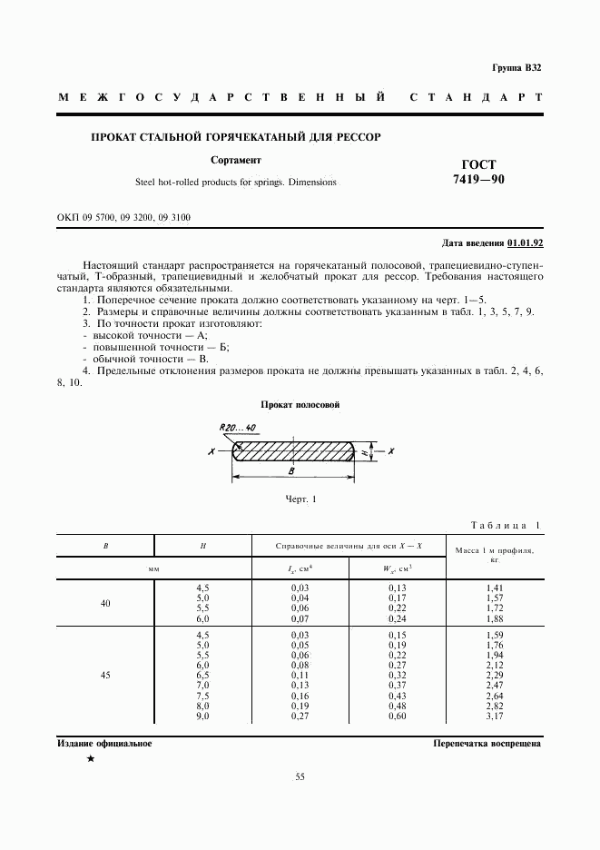 ГОСТ 7419-90, страница 1