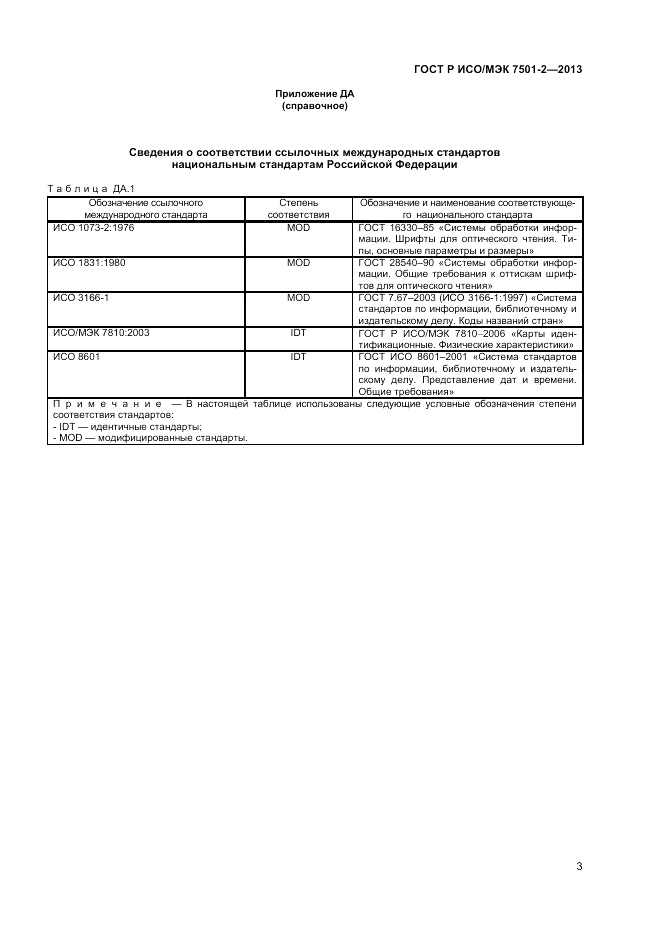 ГОСТ Р ИСО/МЭК 7501-2-2013, страница 5