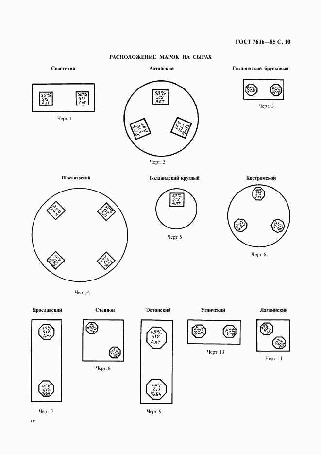 ГОСТ 7616-85, страница 11