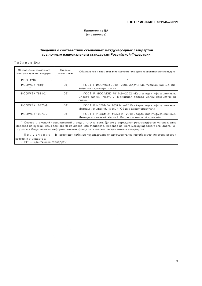 ГОСТ Р ИСО/МЭК 7811-8-2011, страница 13