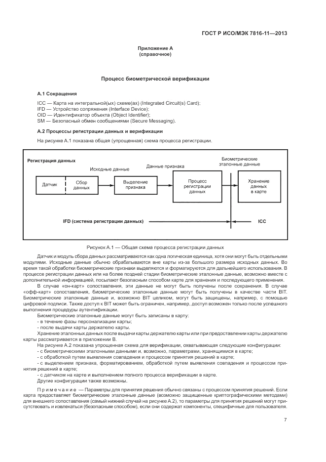 ГОСТ Р ИСО/МЭК 7816-11-2013, страница 11