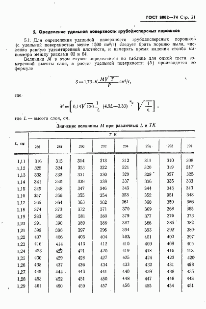 ГОСТ 8002-74, страница 22