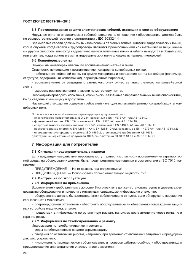 ГОСТ ISO/IEC 80079-38-2013, страница 24