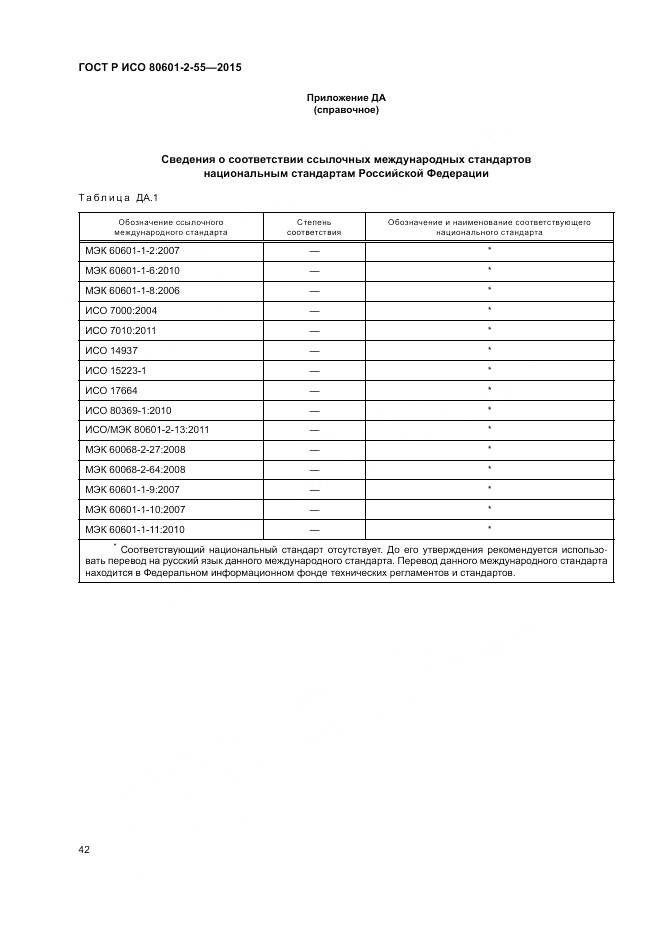 ГОСТ Р ИСО 80601-2-55-2015, страница 48