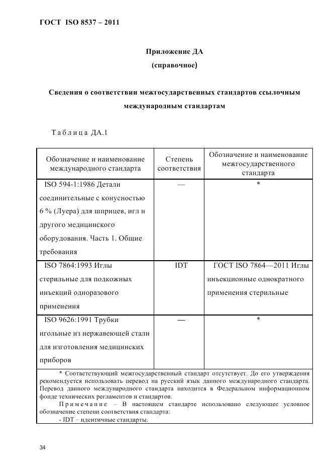 ГОСТ ISO 8537-2011, страница 38