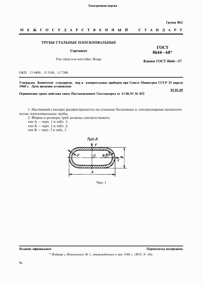ГОСТ 8644-68, страница 1