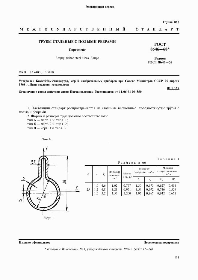 ГОСТ 8646-68, страница 1