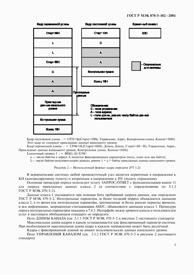 ГОСТ Р МЭК 870-5-102-2001, страница 8