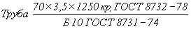 ГОСТ 8732-78 Трубы стальные бесшовные горячедеформированные. Сортамент (с Изменениями N 1, 2)