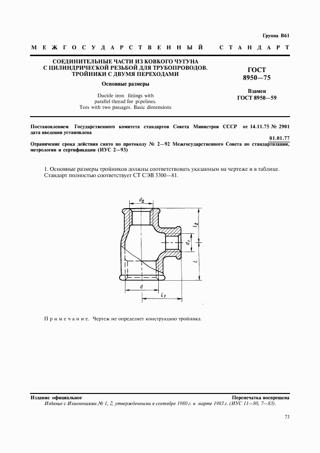 ГОСТ 8950-75, страница 1