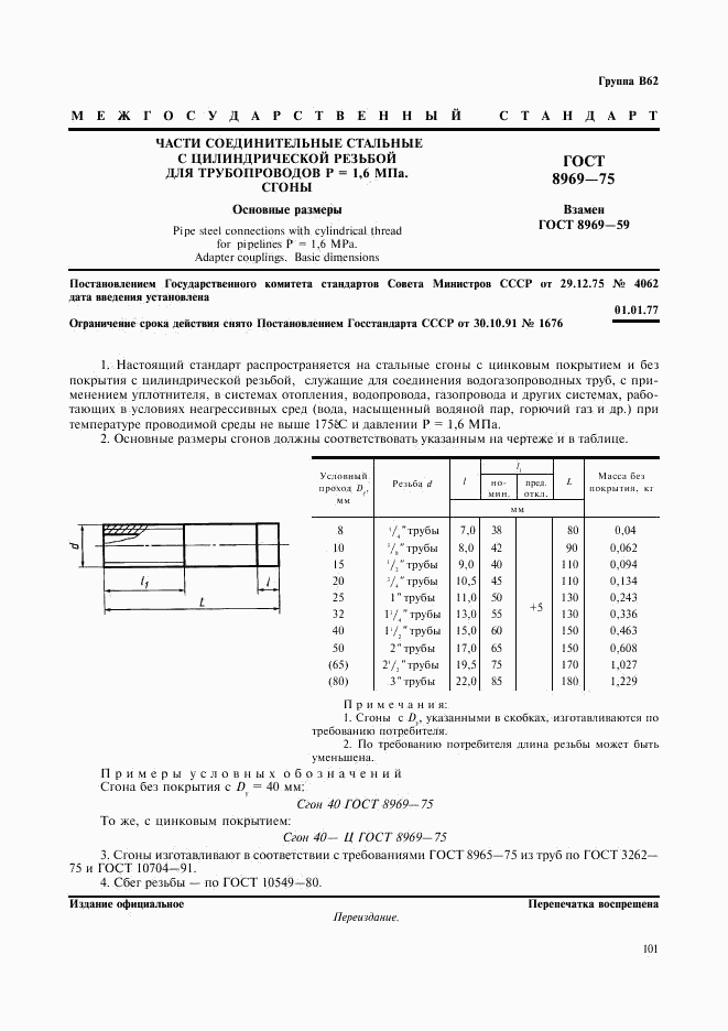 ГОСТ 8969-75, страница 1