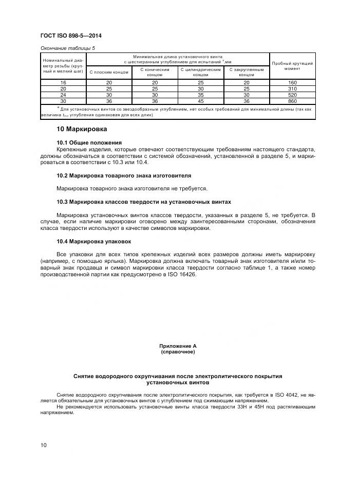 ГОСТ ISO 898-5-2014, страница 14